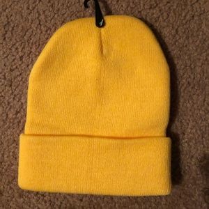 Yellow plain toboggan, brand new